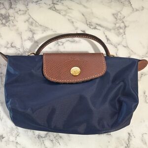 Longchamp Navy Pouch